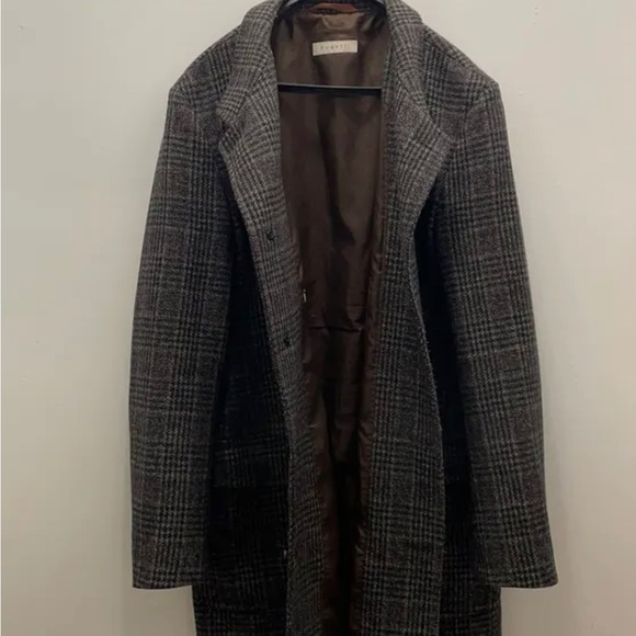 SOLD Bugatti - Classic wool-blend single breasted overcoat - Picture 1 of 6